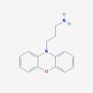 molecular formula C15H16N2O B3170056 3-(10H-Phenoxazin-10-yl)propan-1-amine CAS No. 93988-03-5
