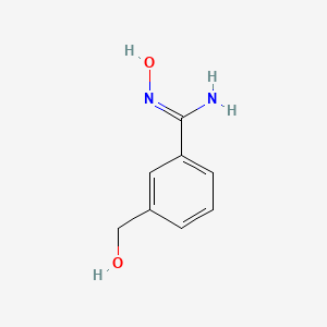 molecular formula C8H10N2O2 B3170073 N'-hydroxy-3-(hydroxymethyl)benzenecarboximidamide CAS No. 939999-37-8