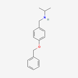 N-[4-(benzyloxy)benzyl]propan-2-amine