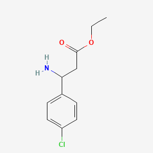 Ethyl 3-amino-3-(4-chlorophenyl)propanoate