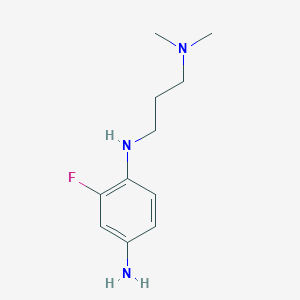N1-(3-(dimethylamino)propyl)-2-fluorobenzene-1,4-diamine