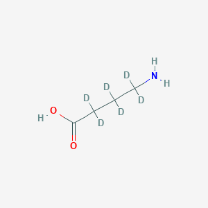 4-amino-2,2,3,3,4,4-hexadeuteriobutanoic acid