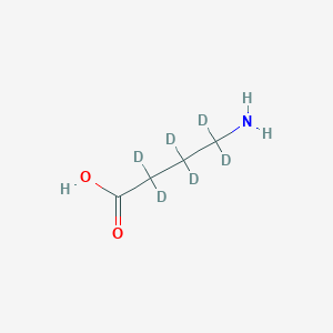 molecular formula C4H9NO2 B031702 4-Aminobutyric acid-2,2,3,3,4,4-d6 CAS No. 70607-85-1