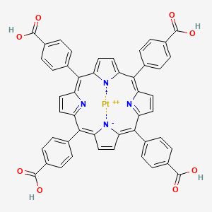 molecular formula C48H28N4O8Pt B3170374 Pt(ii) meso-tetra (4-carboxyphenyl) porphine CAS No. 94288-45-6