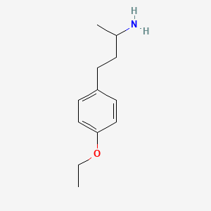 molecular formula C12H19NO B3170404 4-(4-Ethoxyphenyl)butan-2-amine CAS No. 943109-76-0