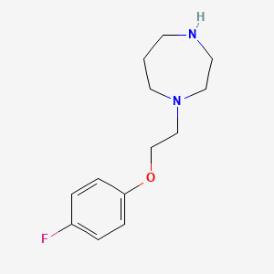 B3170489 1-[2-(4-Fluorophenoxy)ethyl]-1,4-diazepane CAS No. 944086-63-9
