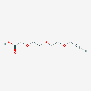 molecular formula C9H14O5 B3170540 Propargyl-PEG2-CH2COOH CAS No. 944561-46-0