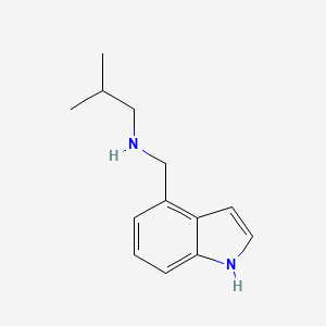 molecular formula C13H18N2 B3170562 (1H-Indol-4-ylmethyl)(2-methylpropyl)amine CAS No. 944885-37-4
