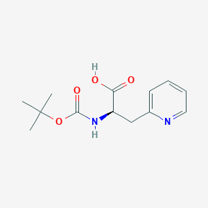 molecular formula C13H18N2O4 B031712 Boc-D-2-Pal-OH CAS No. 98266-32-1