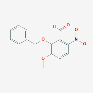 2-Benzyloxy-3-methoxy-6-nitrobenzaldehyde