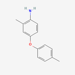 molecular formula C14H15NO B3171887 2-Methyl-4-(4-methylphenoxy)aniline CAS No. 946699-75-8