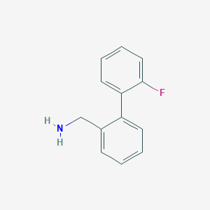 B3171991 (2'-Fluoro[1,1'-biphenyl]-2-yl)methanamine CAS No. 946714-14-3