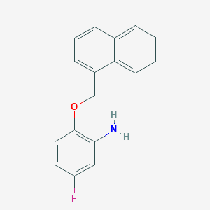 5-Fluoro-2-(1-naphthylmethoxy)aniline