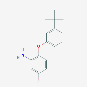 2-[3-(Tert-butyl)phenoxy]-5-fluorophenylamine