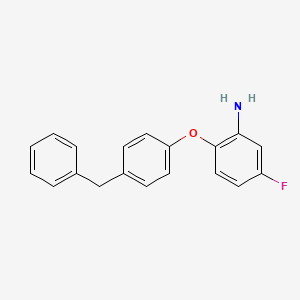2-(4-Benzylphenoxy)-5-fluoroaniline