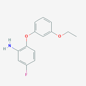 2-(3-Ethoxyphenoxy)-5-fluoroaniline