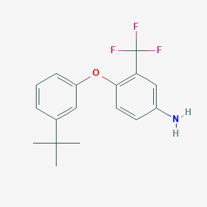 4-[3-(Tert-butyl)phenoxy]-3-(trifluoromethyl)-phenylamine