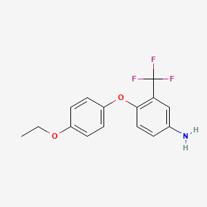 4-(4-Ethoxyphenoxy)-3-(trifluoromethyl)aniline
