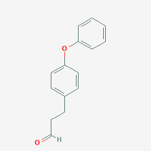 molecular formula C15H14O2 B031727 4-Phenoxy-benzenepropanal CAS No. 54954-44-8