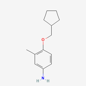 4-(Cyclopentylmethoxy)-3-methylaniline