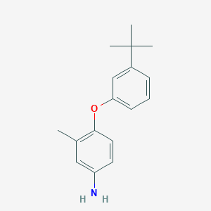 4-[3-(Tert-butyl)phenoxy]-3-methylphenylamine