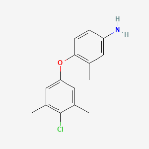 4-(4-Chloro-3,5-dimethylphenoxy)-3-methylaniline