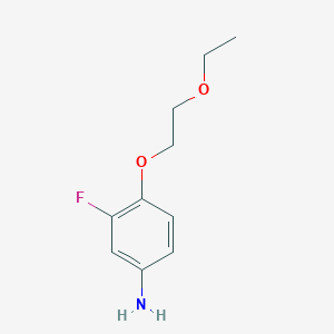 4-(2-Ethoxyethoxy)-3-fluoroaniline