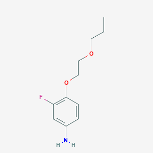 3-Fluoro-4-(2-propoxyethoxy)aniline