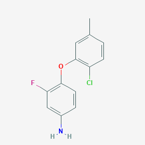 4-(2-Chloro-5-methylphenoxy)-3-fluorophenylamine
