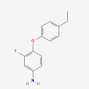 B3172824 4-(4-Ethylphenoxy)-3-fluoroaniline CAS No. 946742-54-7