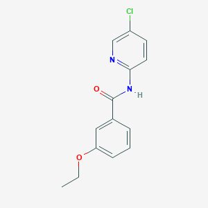 molecular formula C14H13ClN2O2 B317290 N-(5-chloropyridin-2-yl)-3-ethoxybenzamide 