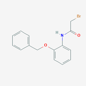 molecular formula C15H14BrNO2 B3173605 N-[2-(Benzyloxy)phenyl]-2-bromoacetamide CAS No. 947240-53-1