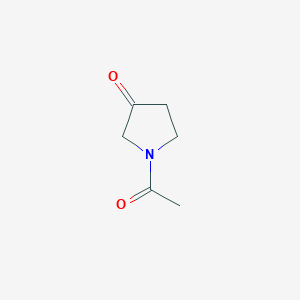 molecular formula C6H9NO2 B031738 1-Acetylpyrrolidin-3-one CAS No. 34086-58-3