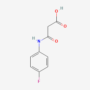 molecular formula C9H8FNO3 B3174276 3-(4-Fluorophenylamino)-3-oxopropanoic acid CAS No. 95262-10-5