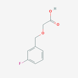 molecular formula C9H9FO3 B3174487 2-[(3-Fluorophenyl)methoxy]acetic acid CAS No. 953786-99-7