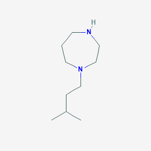 molecular formula C10H22N2 B3174582 1-(3-Methylbutyl)-1,4-diazepane CAS No. 953899-33-7