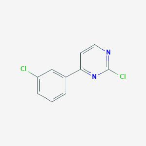molecular formula C10H6Cl2N2 B3174692 2-Chloro-4-(3-chlorophenyl)pyrimidine CAS No. 954235-68-8
