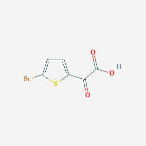 molecular formula C6H3BrO3S B031748 2-(5-溴噻吩-2-基)-2-氧代乙酸 CAS No. 22098-18-6