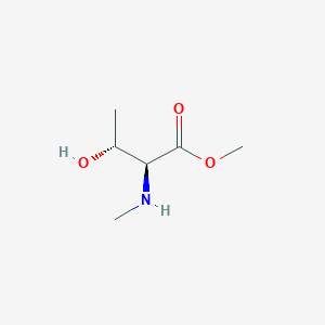 molecular formula C6H13NO3 B3175120 (2S,3R)-methyl 3-hydroxy-2-(methylamino)butanoate CAS No. 95599-23-8