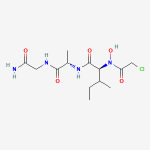 molecular formula C13H23ClN4O5 B3175129 Cahlag CAS No. 95602-96-3