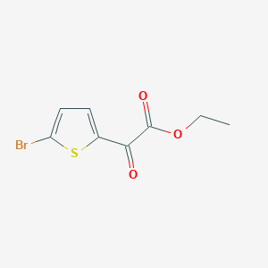 molecular formula C8H7BrO3S B031752 Ethyl 2-(5-bromothiophen-2-yl)-2-oxoacetate CAS No. 22098-10-8