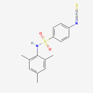 molecular formula C16H16N2O2S2 B3175305 4-isothiocyanato-N-mesitylbenzenesulfonamide CAS No. 956576-64-0