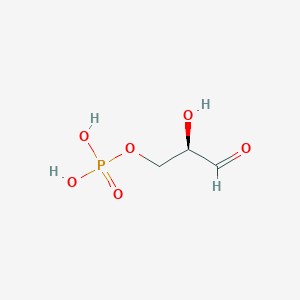 molecular formula C3H7O6P B031755 Triose phosphate CAS No. 591-57-1