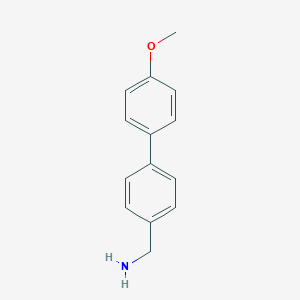 [4-(4-Methoxyphenyl)phenyl]methanamine
