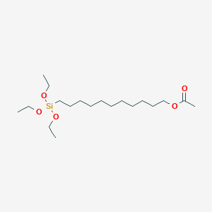 molecular formula C19H40O5Si B3175712 Acetic acid, 11-(triethoxysilyl)undecyl ester CAS No. 959053-85-1