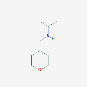 N-(oxan-4-ylmethyl)propan-2-amine