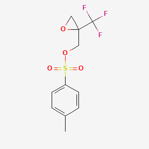 [2-(Trifluoromethyl)oxiran-2-yl]methyl 4-methylbenzenesulfonate