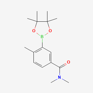 N,N,4-trimethyl-3-(4,4,5,5-tetramethyl-1,3,2-dioxaborolan-2-yl)benzamide