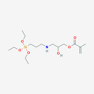 molecular formula C16H33NO6Si B3175939 N-(3-Methacryloxy-2-hydroxypropyl)-3-aminopropyltriethoxysilane CAS No. 96132-98-8