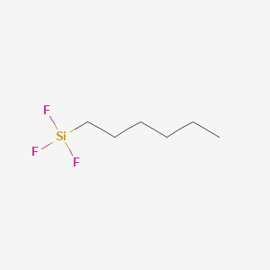 molecular formula C6H13F3Si B3175947 Hexyltrifluorosilane CAS No. 96164-66-8